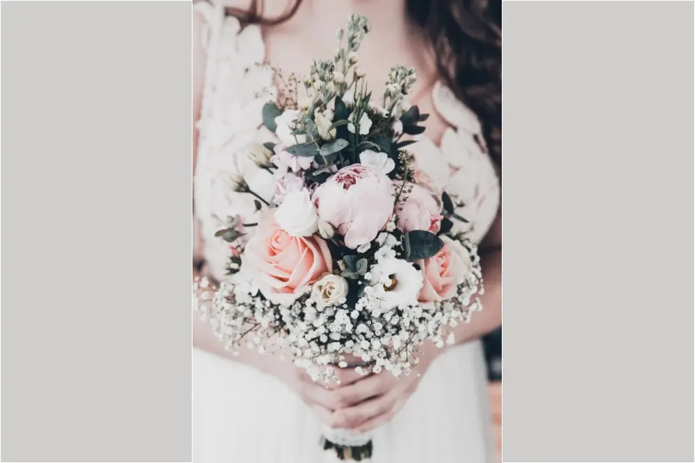 Brautpaar Annika und Michael bei ihrer Hochzeit